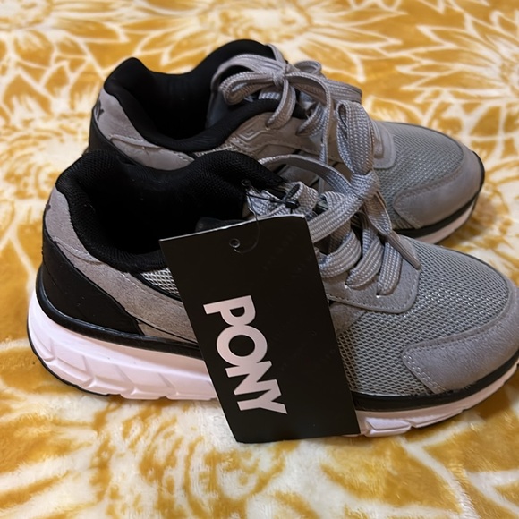 Pony Boys Sneakers (Grey/Black) - Picture 3 of 7